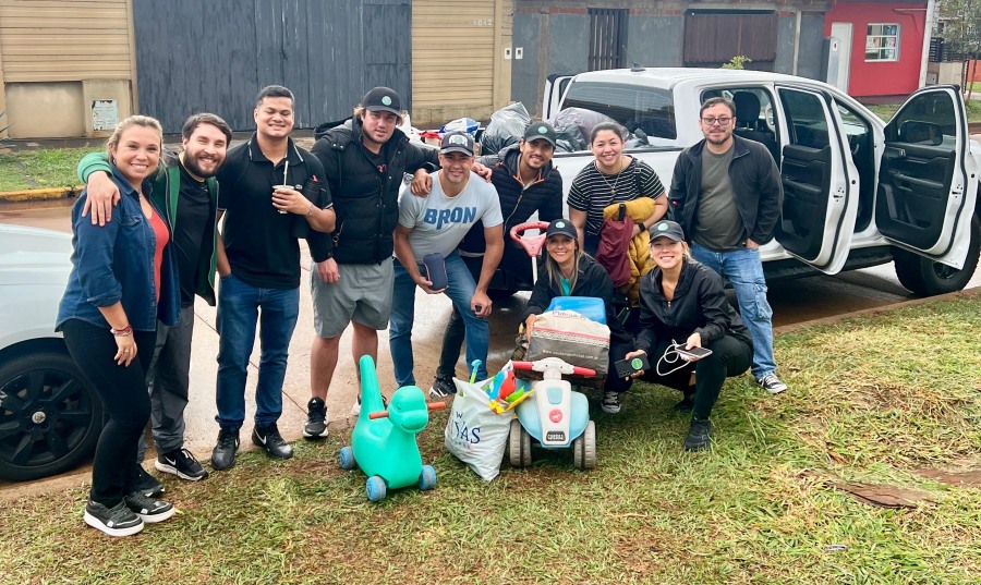 El Sublema Tu Voz Mi Compromiso que lidera la Lic. Silvana Spaciuk después de la tormenta que se abatió sobre la ciudad generó una cruzada solidaria y los vecinos