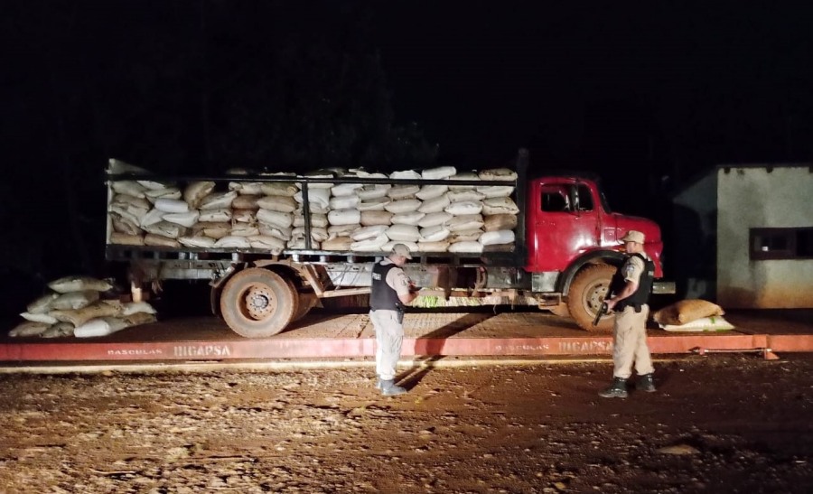 Misiones: Prefectura Naval Argentina incautó más de diez toneladas de soja durante un operativo