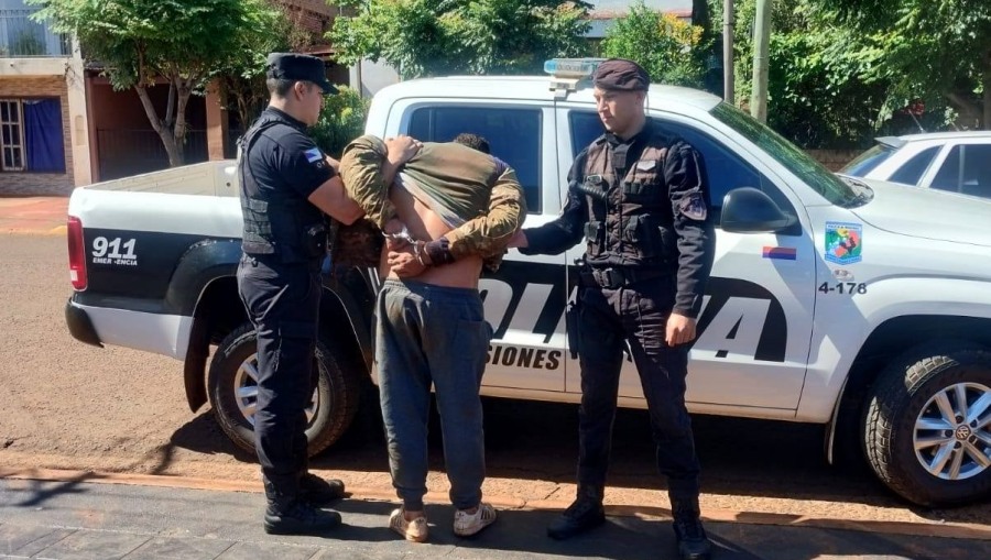 Apóstoles: Preso por atacar a machetazos a la abuela, al hermano y su cuñada