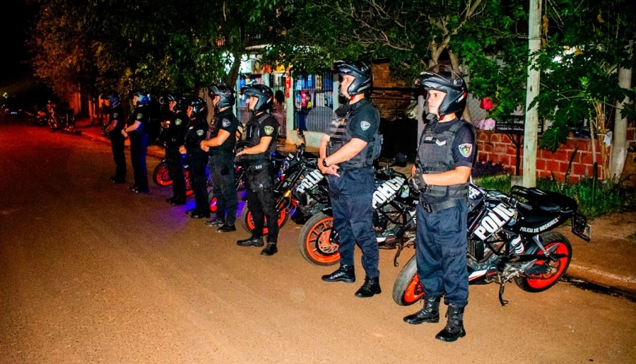 Patrullas motorizadas en la ciudad de Posadas, piezas clave en la seguridad de los barrios