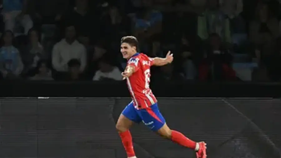 La Liga de España: El gol de Julián Álvarez para el empate de Atlético Madrid ante Real Sociedad