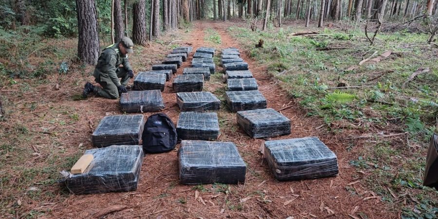 Gendarmería Nacional secuestró más de una tonelada de marihuana