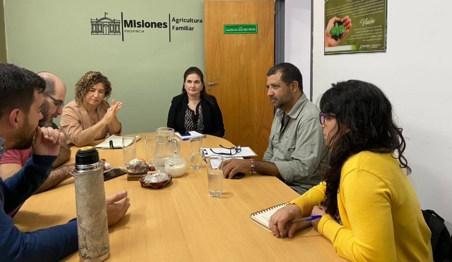 Reunión de coordinación entre la Secretaría de Agricultura Familiar de la provincia de Misiones y el Consorcio del Proyecto “Promover Vías de Desarrollo Bajas en Carbono y Resilientes al Clima para Argentina”