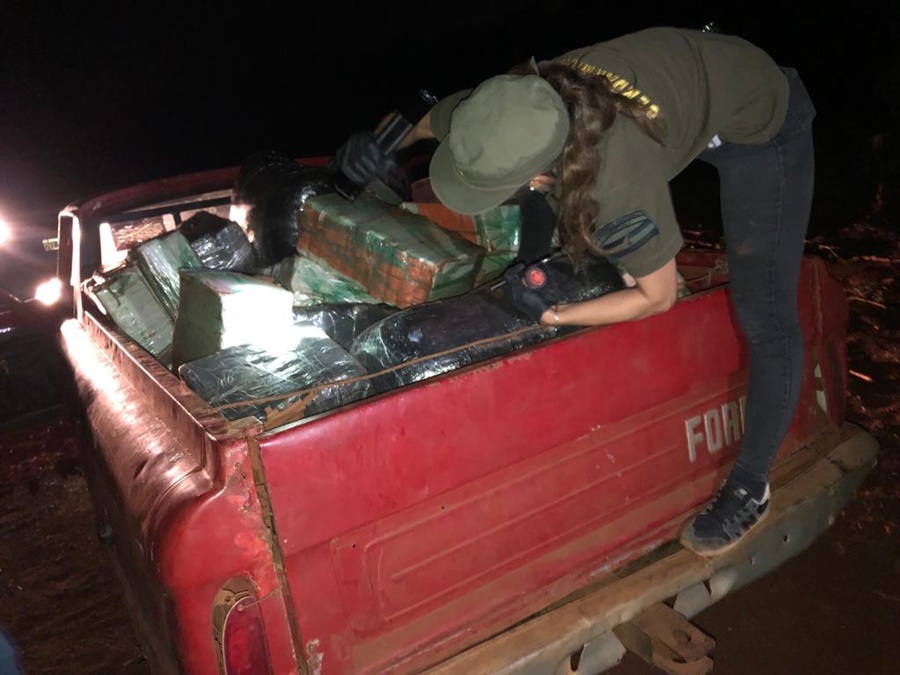 Misiones: Gendarmería Nacional procedió a la incautación de estupefaciente en la zona del Paraje “Paso del Tigre”