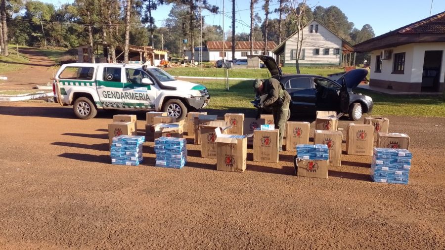 Misiones: Gendarmería Nacional secuestró más de 19 mil paquetes de cigarrillos