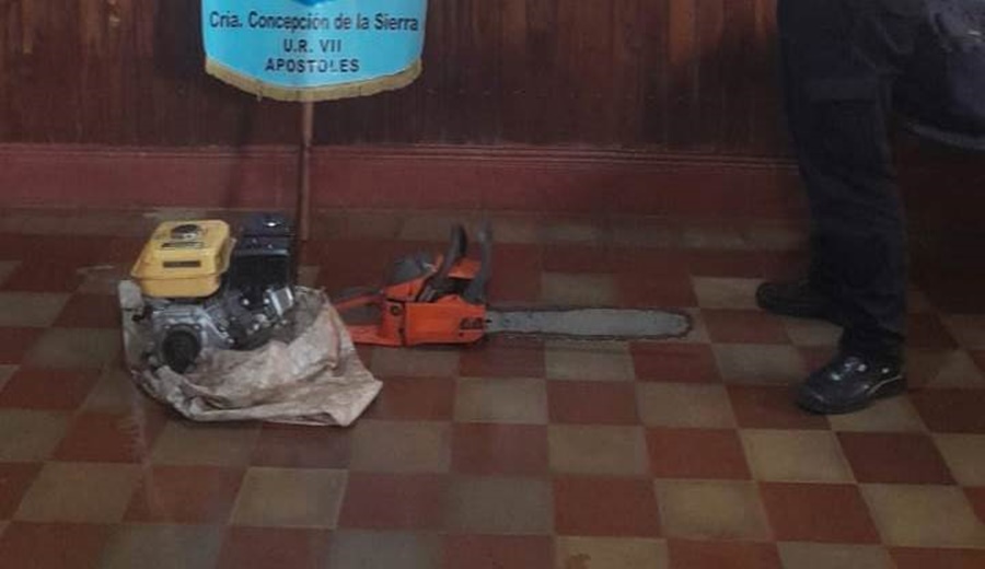 Concepción de la Sierra: Se recuperaron elementos sustraídos que fueran comercializados