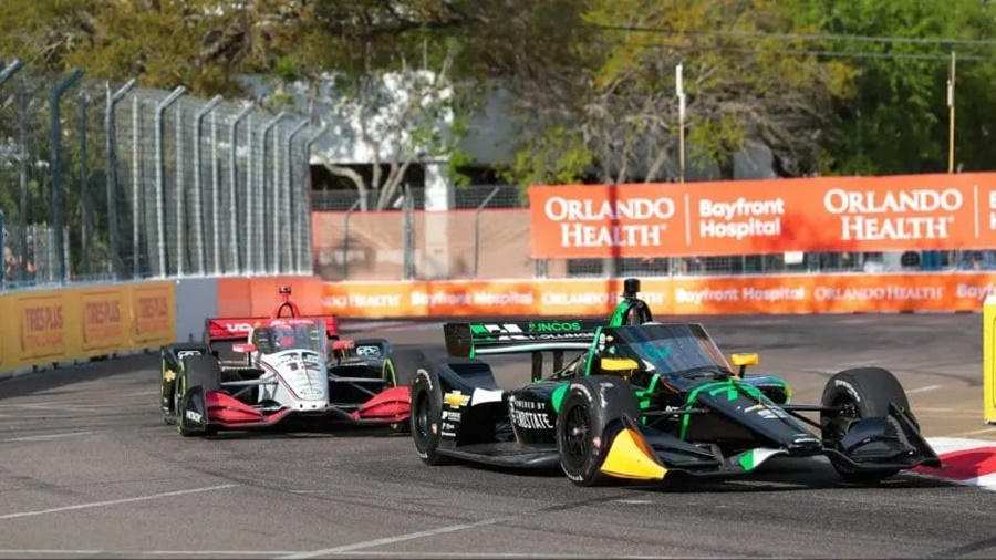 El argentino Agustín Canapino finalizó 18° en la IndyCar de San Petersburgo