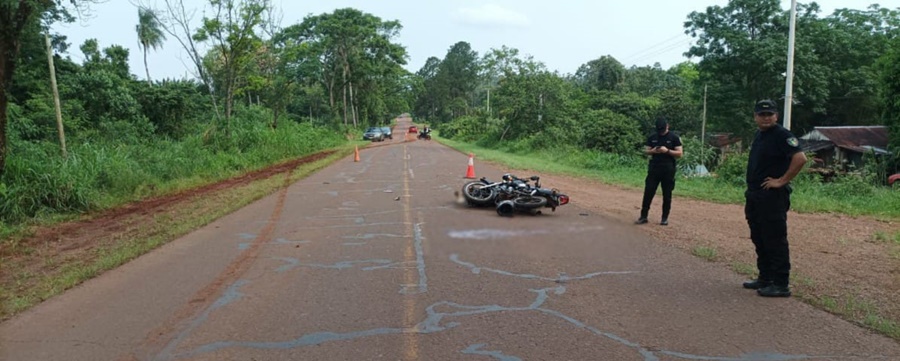 Una mujer falleció en un siniestro vial ocurrido sobre la Ruta Provincial N° 6, a la altura de la localidad misionera de Corpus