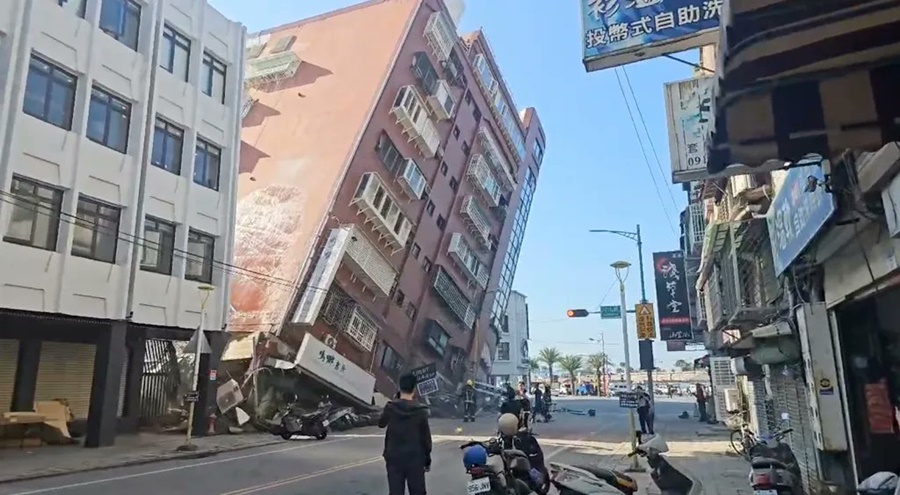 Asia: Un fuerte terremoto causa daños y destrozos en Taiwán