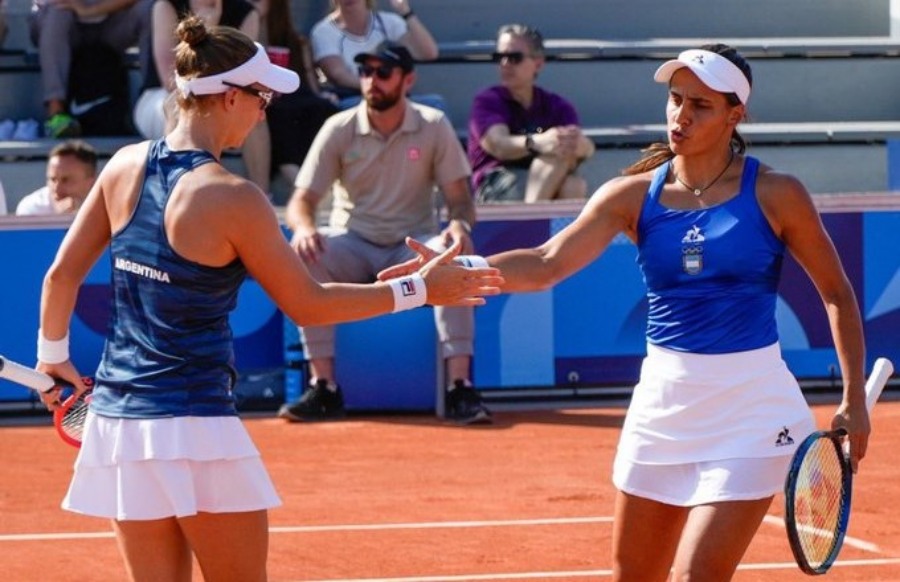 Tenis: Lourdes Carlé y Nadia Podoroska cayeron en octavos y se despidieron de los Juegos Olímpicos de París 2024