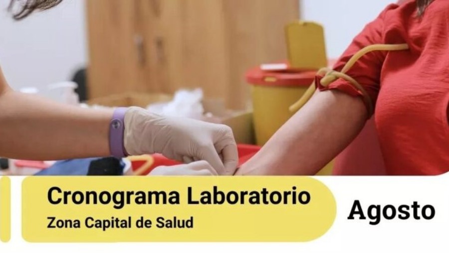 Posadas y Garupá: Cronograma para la red de laboratorio de análisis clínicos del mes de Agosto