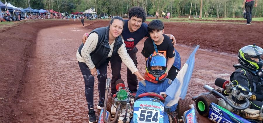 Campeonato Misionero de Misionero de Karting sobre circuito terrado: El apostoleño Fabricio Sosa obtuvo un brillante segundo puesto en Campo Grande