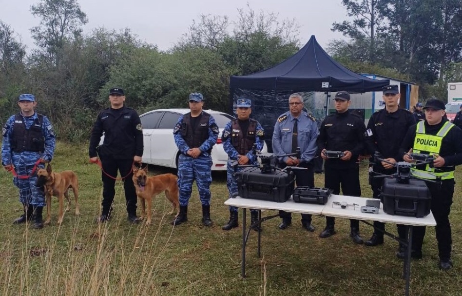 Búsqueda de Loan en Corrientes: la Policía de Misiones rastrea la zona con drones y canes