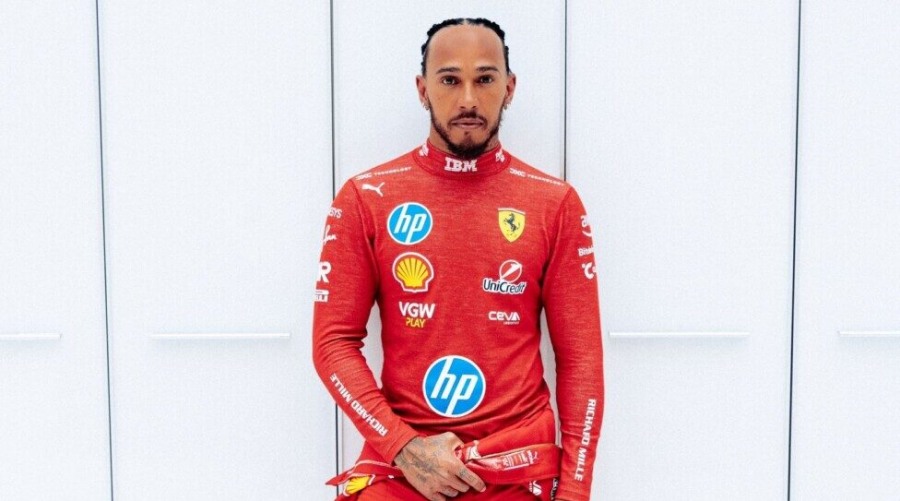 Llegó el gran día para Lewis Hamilton: Los primeros kilómetros en pista sobre una Ferrari ya son una realidad