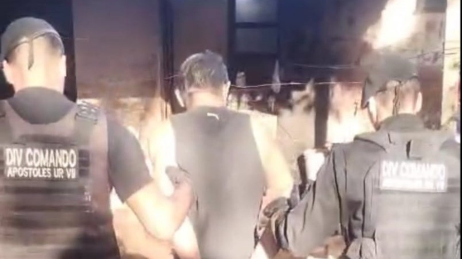 Apóstoles: Tras amenazar a su madre, intentó ocultarse de la Policía de la provincia de Misiones en la copa de un árbol, fue detenido