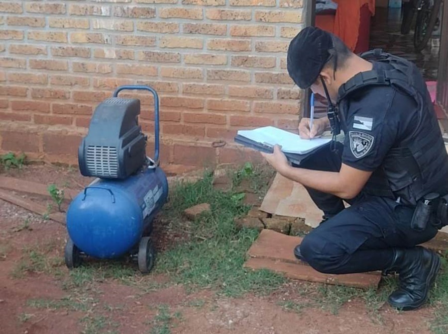 Apóstoles: Tras una investigación se recuperó un compresor sustraído