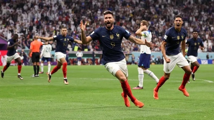 Francia le ganó un partidazo a Inglaterra y se metió en la semifinal del Mundial Qatar 2022