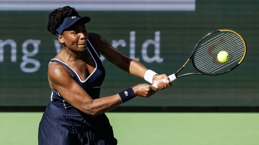 Tenis: Venus Williams volvió a jugar en Indian Wells a los 43 años y estableció un nuevo récord