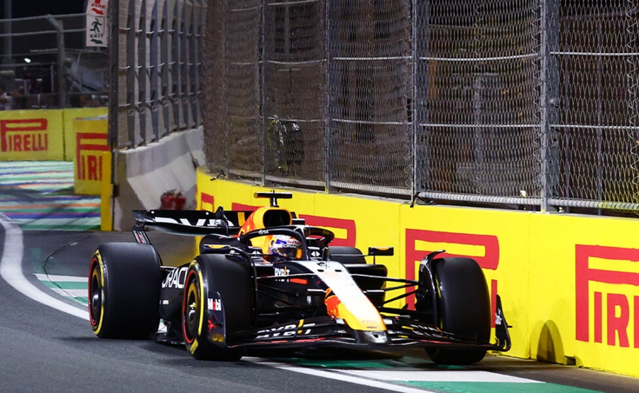 Fórmula 1: Victoria rotunda de Max Verstappen y Red Bull en Arabia Saudí, Sergio "Checo" Pérez y Charles Leclerc completaron el podio