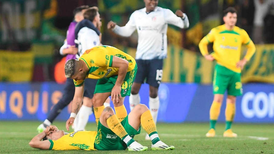 Copa Sudamericana: Defensa y Justicia estuvo lejos del milagro y quedó eliminado por Liga Deportiva Universitaria de Quito