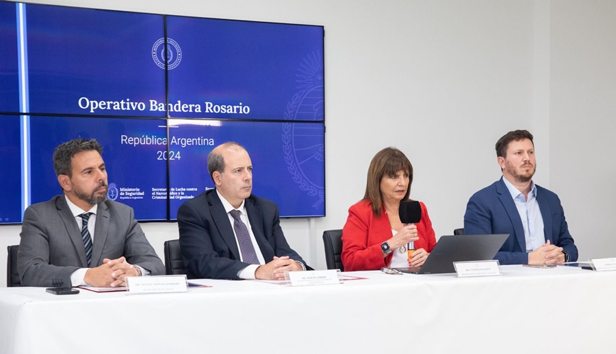 Patricia Bullrich: “Los homicidios cometidos en la vía pública de Rosario han bajado un 57% en estos dos meses"