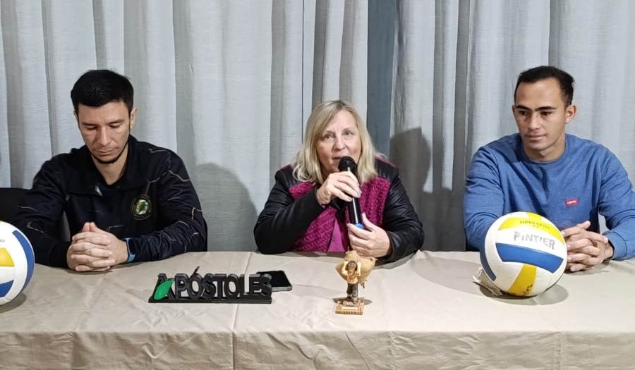 Se presentó Oficialmente la Liga Apostoleña de Vóley denominada Gustavo “El Pola” Maciel