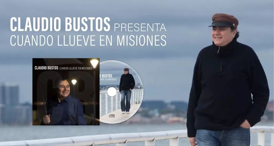 Misiones: El cantautor Claudio Bustos presenta en vivo su nuevo trabajo discográfico en las ciudades de; Apóstoles y Posadas