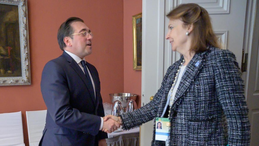 Encuentro en Munich: Mondino se reunió con el Canciller español para trabajar la relación bilateral