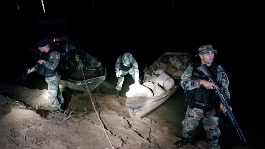 Prefectura Naval Argentina secuestró más de 260 kilos de marihuana en Misiones