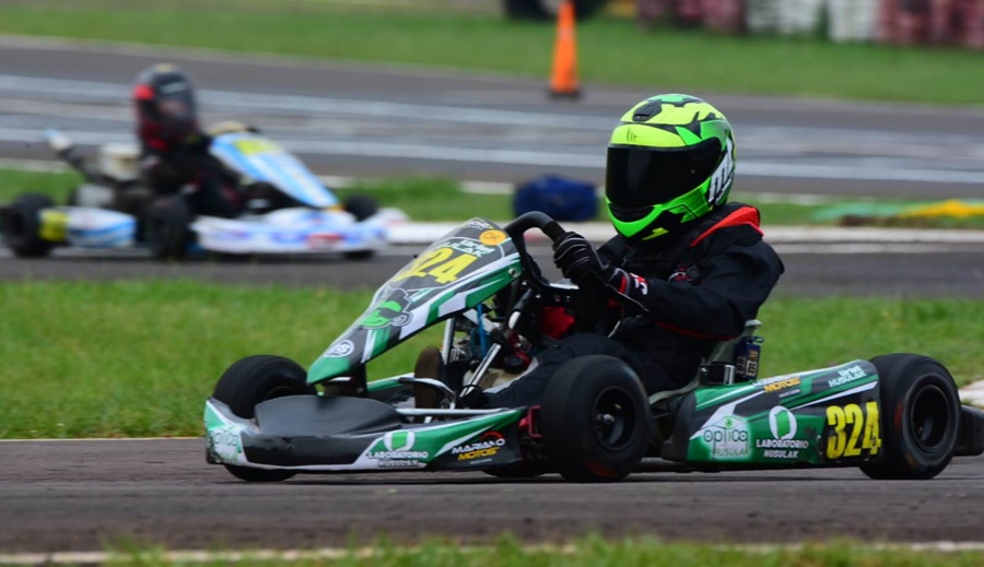 Campeonato Misionero de Karting: El apostoleño Uriel Husulak consiguió su primer podio redondeando una gran labor despues de un fin de semana casi perfecto para él