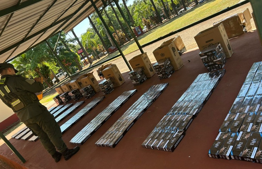 Gendarmería Nacional secuestró más de 24 mil paquetes de cigarrillos en Misiones: Se trataron de tres operaciones en el norte de la provincia