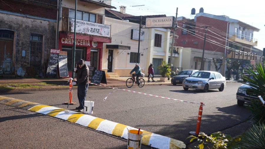 Apóstoles: El Departamento de Tránsito del Municipio continúa implementando el plan de señalización vial para garantizar la seguridad de todos los ciudadanos