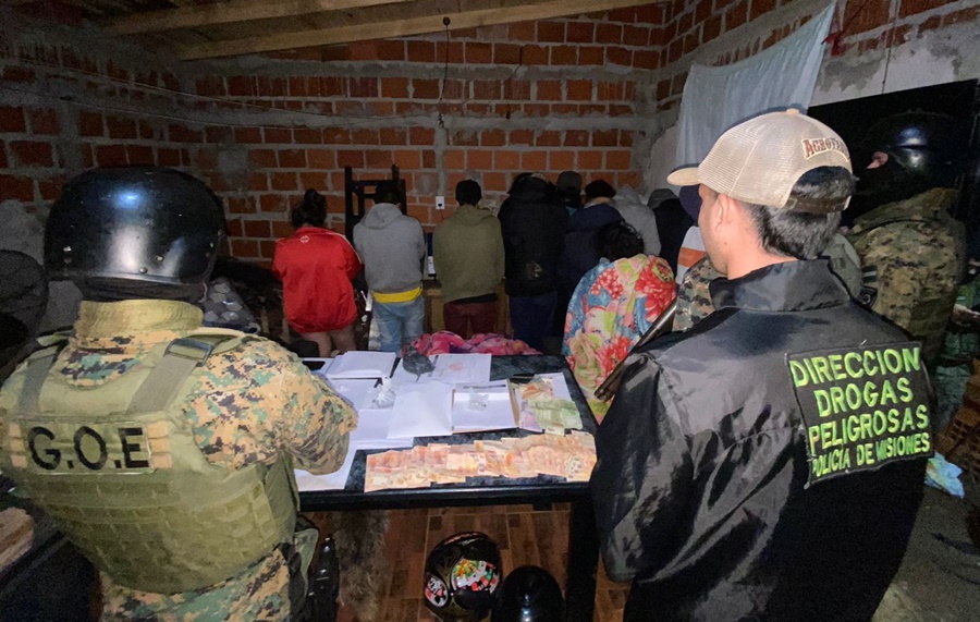 Posadas: Desmantelaron otros tres puntos de venta de drogas a través de allanamientos simultáneos