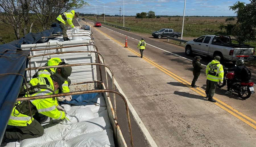 Gendarmería Nacional secuestró 57 toneladas de soja y legumbres en Corrientes: La documentación de ambas cargas presentaba inconsistencias
