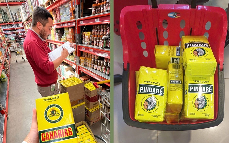 Decomiso de yerba mate nacional e importada sin estampillas en Entre Ríos