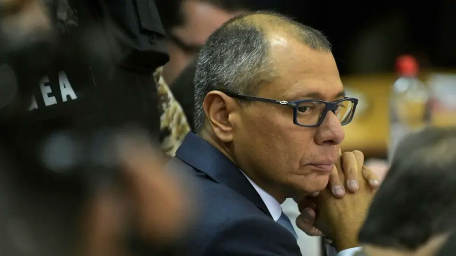 Hospitalizan a Jorge Glas, ex Vicepresidente de Ecuador, días después de su arresto en la Embajada de México en Quito