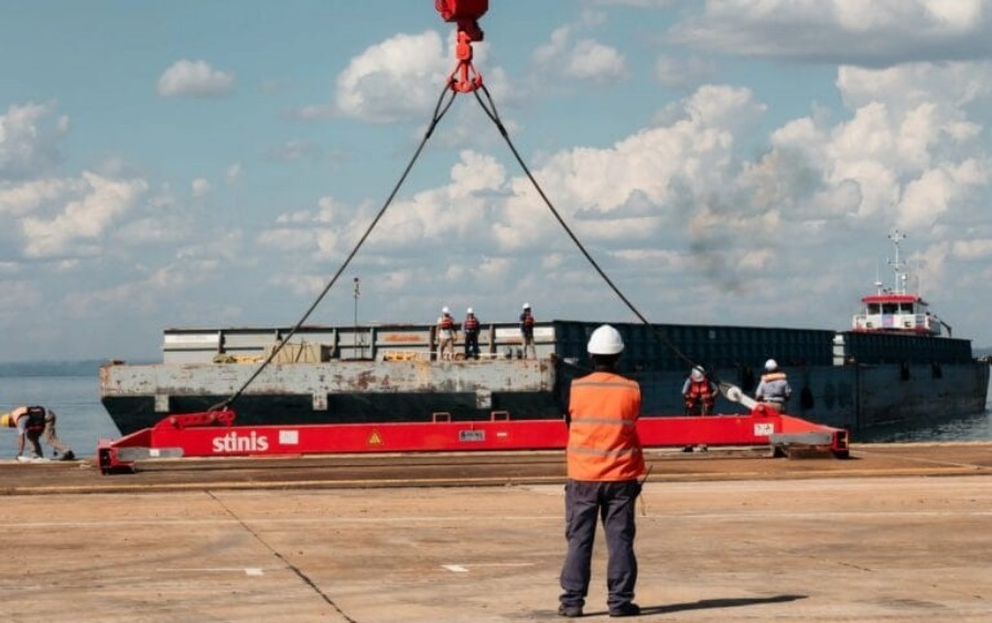 El Puerto de la ciudad misionera de Posadas impulsa la economía local, ya transportó más de 36.307 toneladas de carga