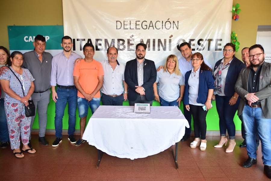 Posadas: Nuevo totem QR en la delegación de Itaembe Mini Oeste