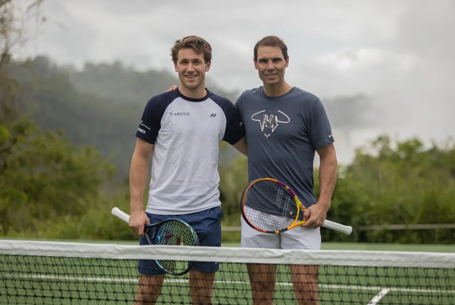 Tenis: La emocionante experiencia de Nadal y Ruud en las Cataratas del Iguazú