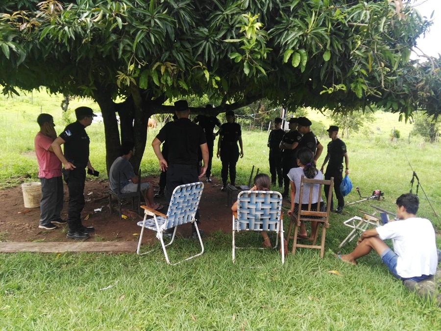 La Policía de Misiones ubicó a Fabricio Nicolás en el Paraje Los Galpones