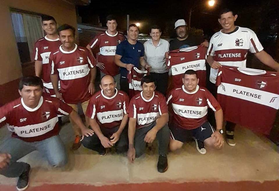 El Ministro Adolfo Safrán visitó al Club Platense de Apóstoles