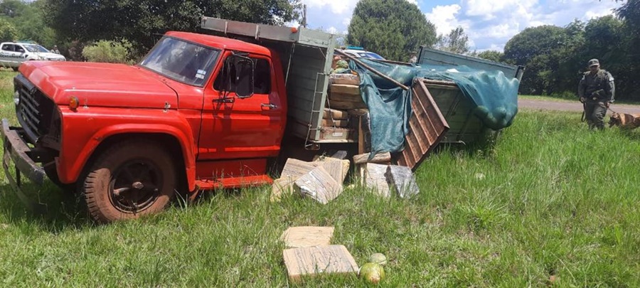 Misiones: Gendarmería Nacional incautó de casi cinco toneladas de marihuana