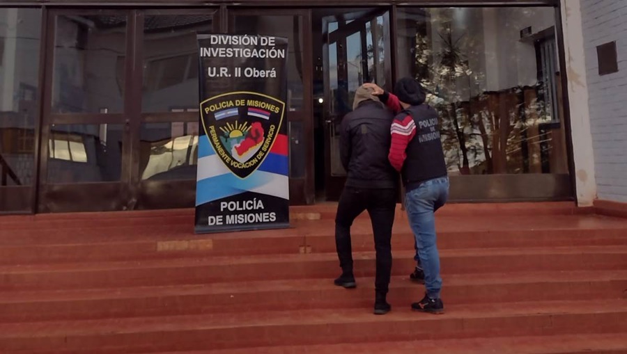 Misiones: En la ciudad de Oberá detuvieron a un individuo de 25 años acusado por homicidio y con pedido de captura internacional
