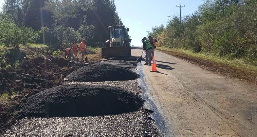 Misiones: La Dirección Provincial de Vialidad mejora el acceso al Municipio de Florentino Ameghino