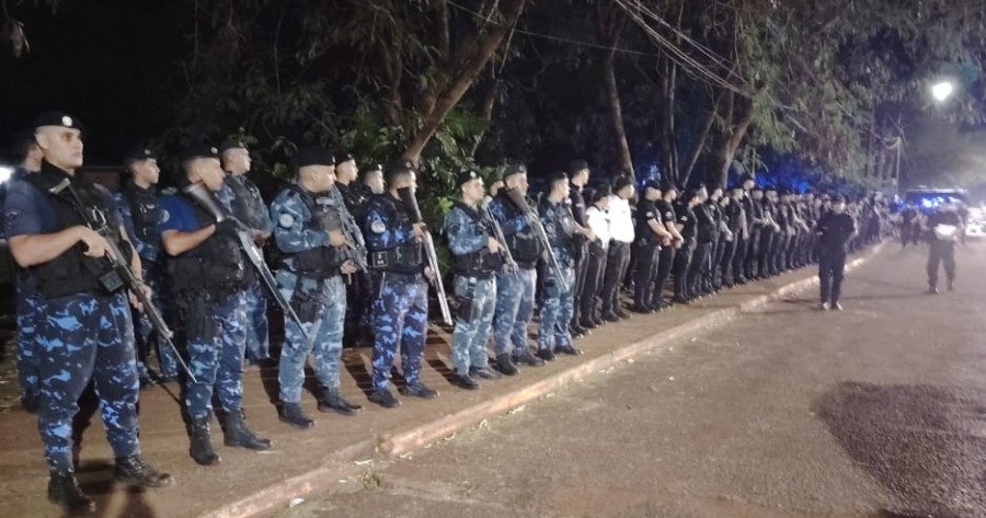 Despliegues de patrullas de seguridad policial en toda la provincia de Misiones