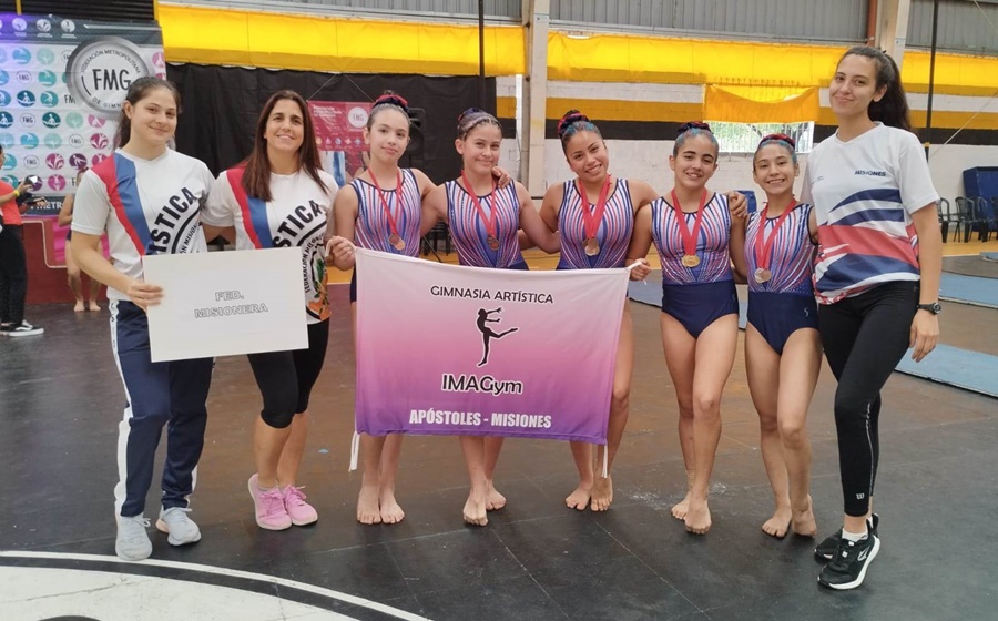 Las gimnastas apostoleñas de IMAGym brillaron en lo más alto en CABA