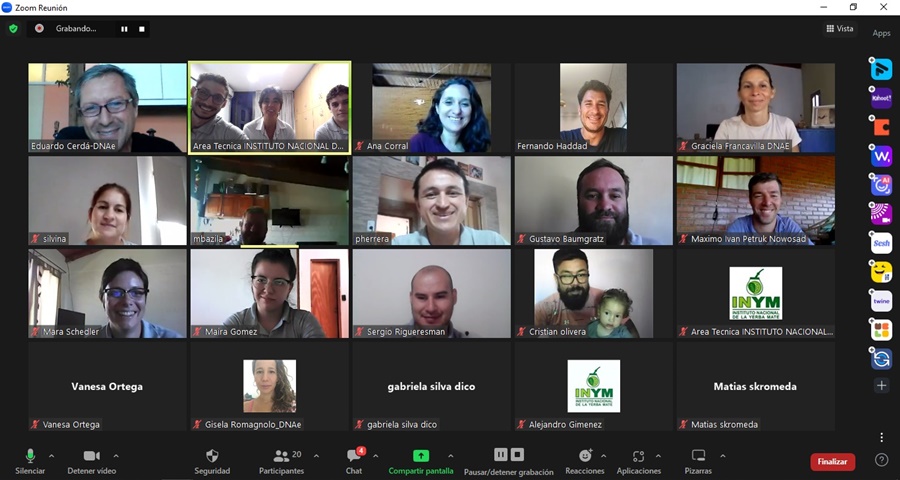 Técnicos del INYM se capacitan en agroecología