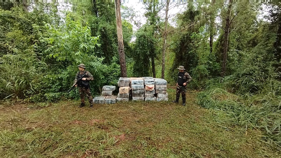Golpe al narcotráfico: Prefectura Naval Argentina secuestró casi una tonelada y media de marihuana en Misiones