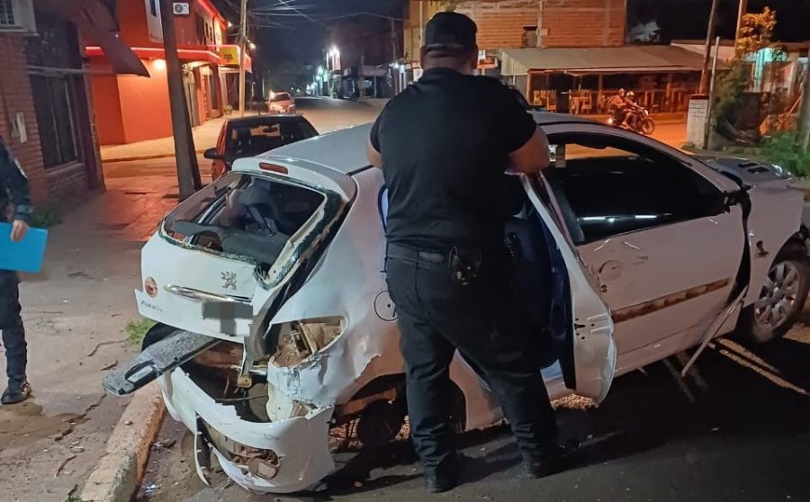 Misiones: Siniestro vial en la ciudad de Puerto Iguazú, una persona lesionada
