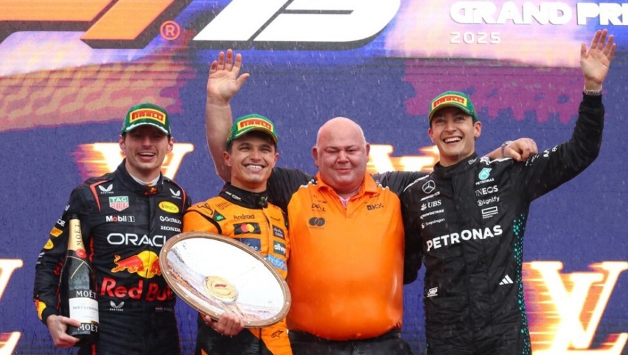 Gran Premio de Australia de Fórmula 1: El británico Lando Norris con McLaren consiguió vencer en el Circuito "Albert Park" de Melbourne, sobre Max Verstappen y George Russell